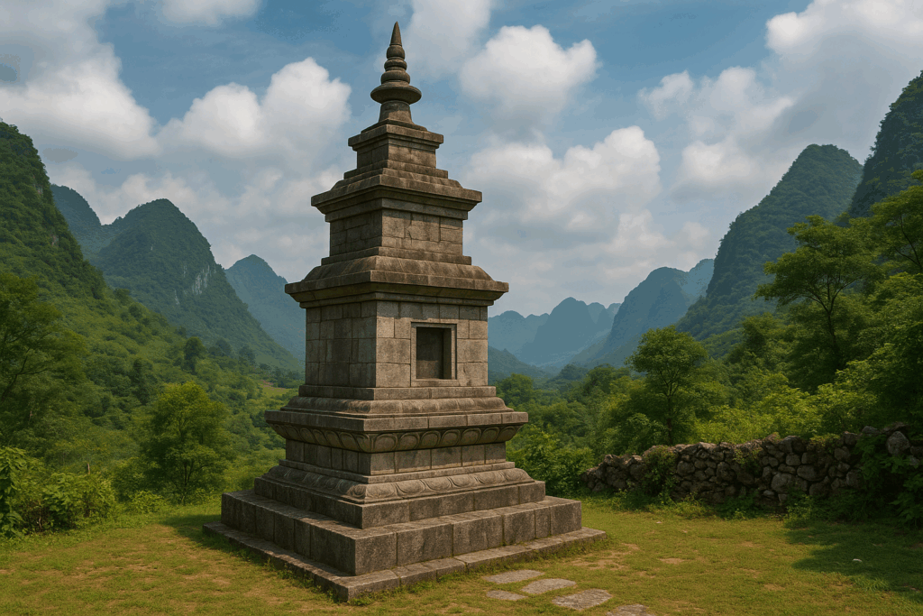 Mộ tháp đá ở Lạng sơn