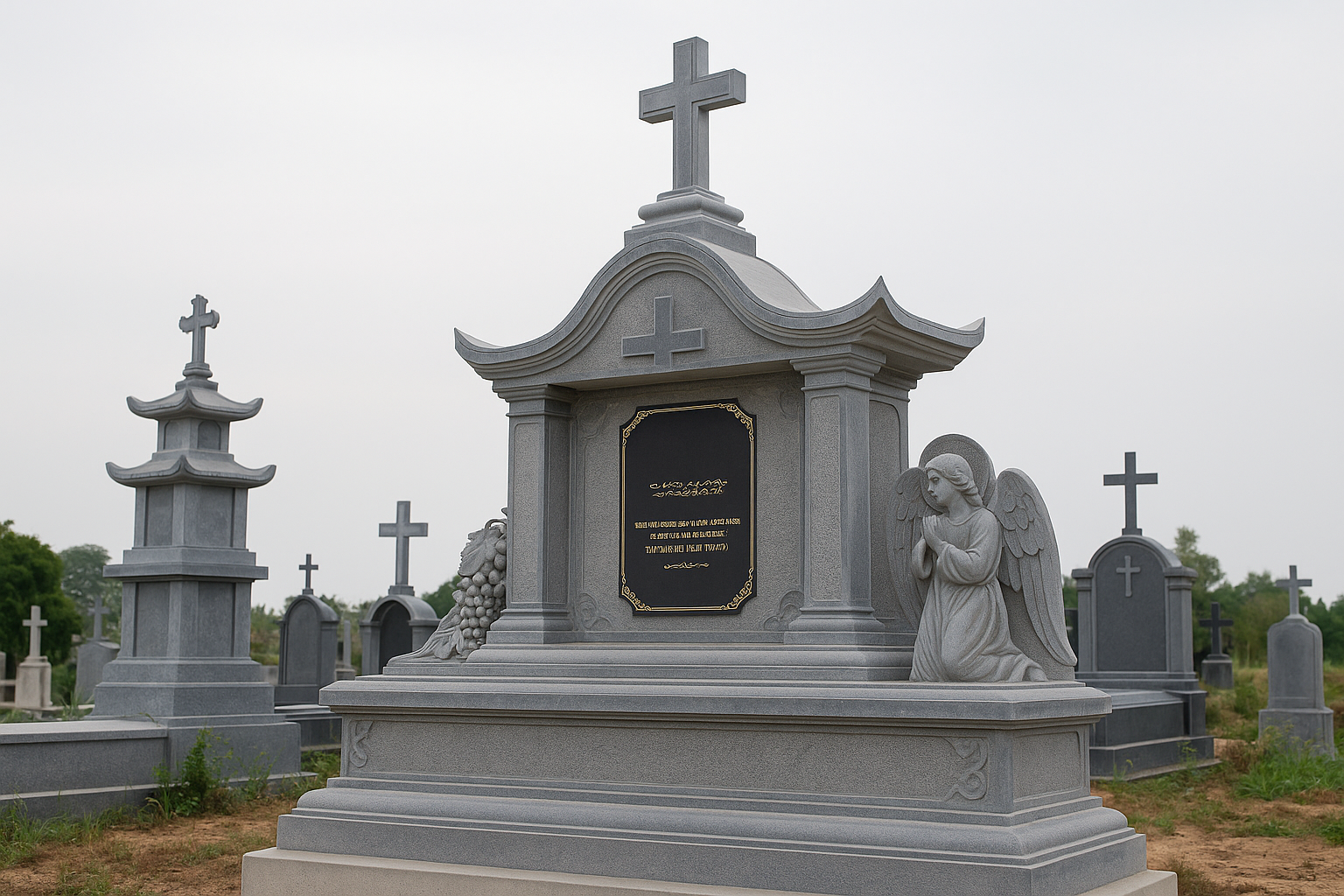 MẪU MỘ ĐÁ CÔNG GIÁO