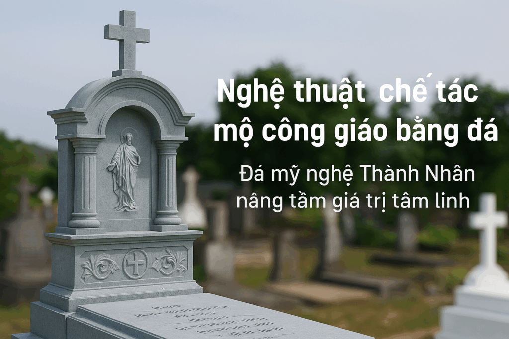 Mộ công giáo bằng đá