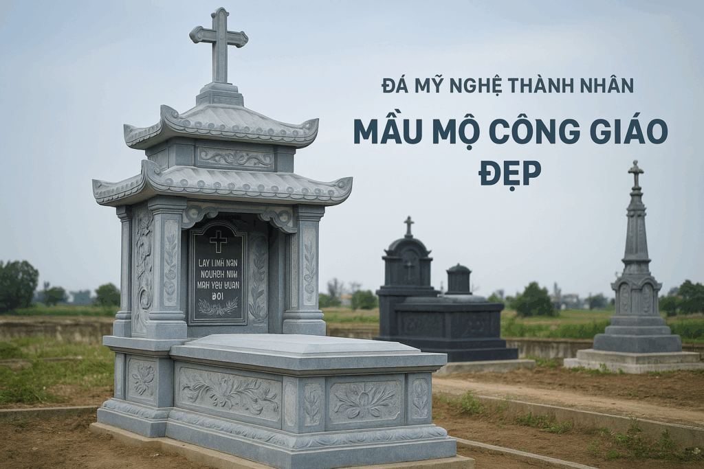 Mẫu mộ công giáo đẹp