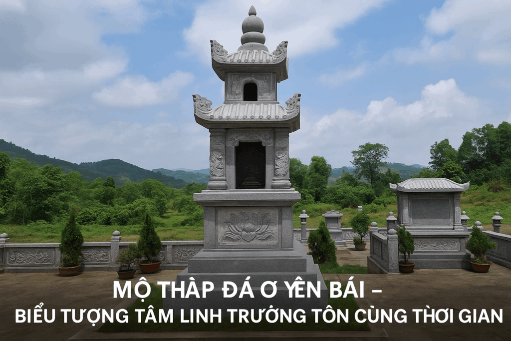 Mộ tháp đá ở Yên Bái