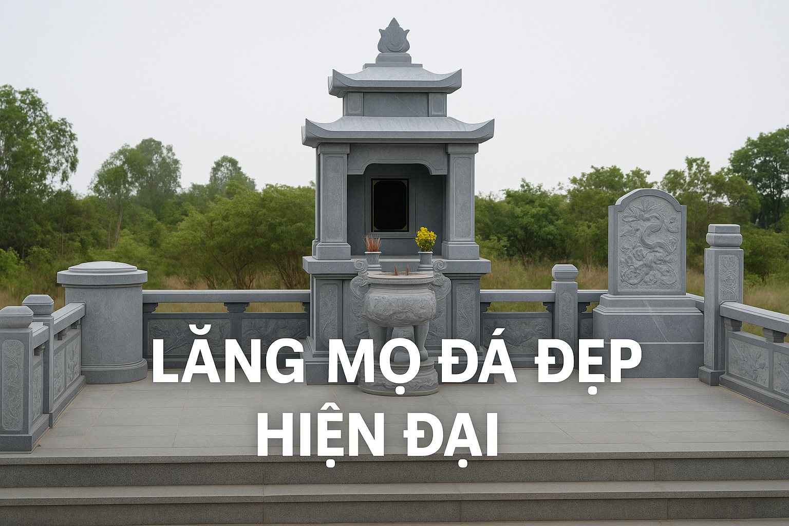 LĂNG MỘ ĐÁ ĐẸP HIỆN ĐẠI
