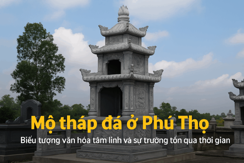 Mộ tháp đá ở Phú Thọ
