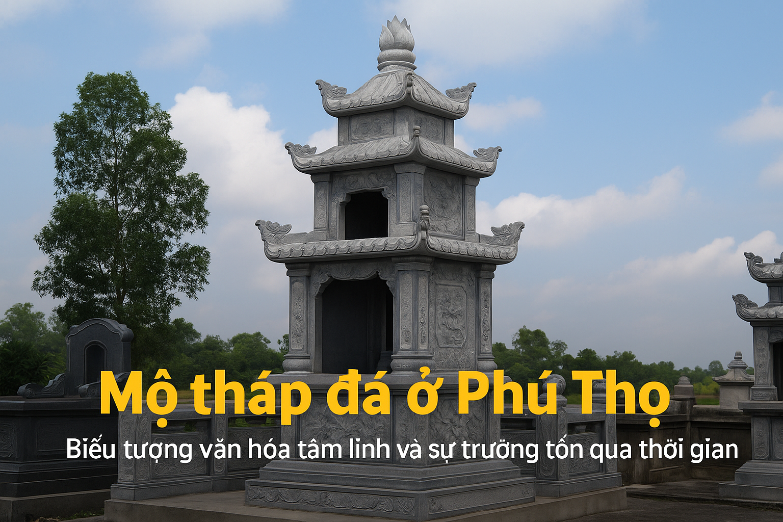Mộ tháp đá ở Phú Thọ