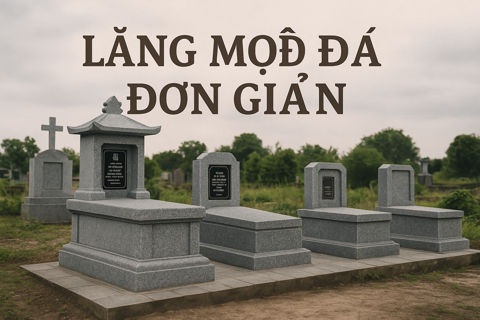 Lăng mộ đá đơn giản