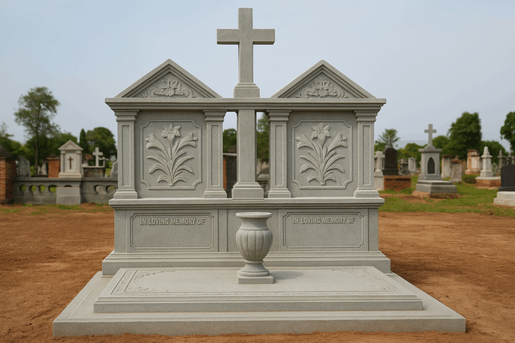 Mẫu mộ đôi công giáo