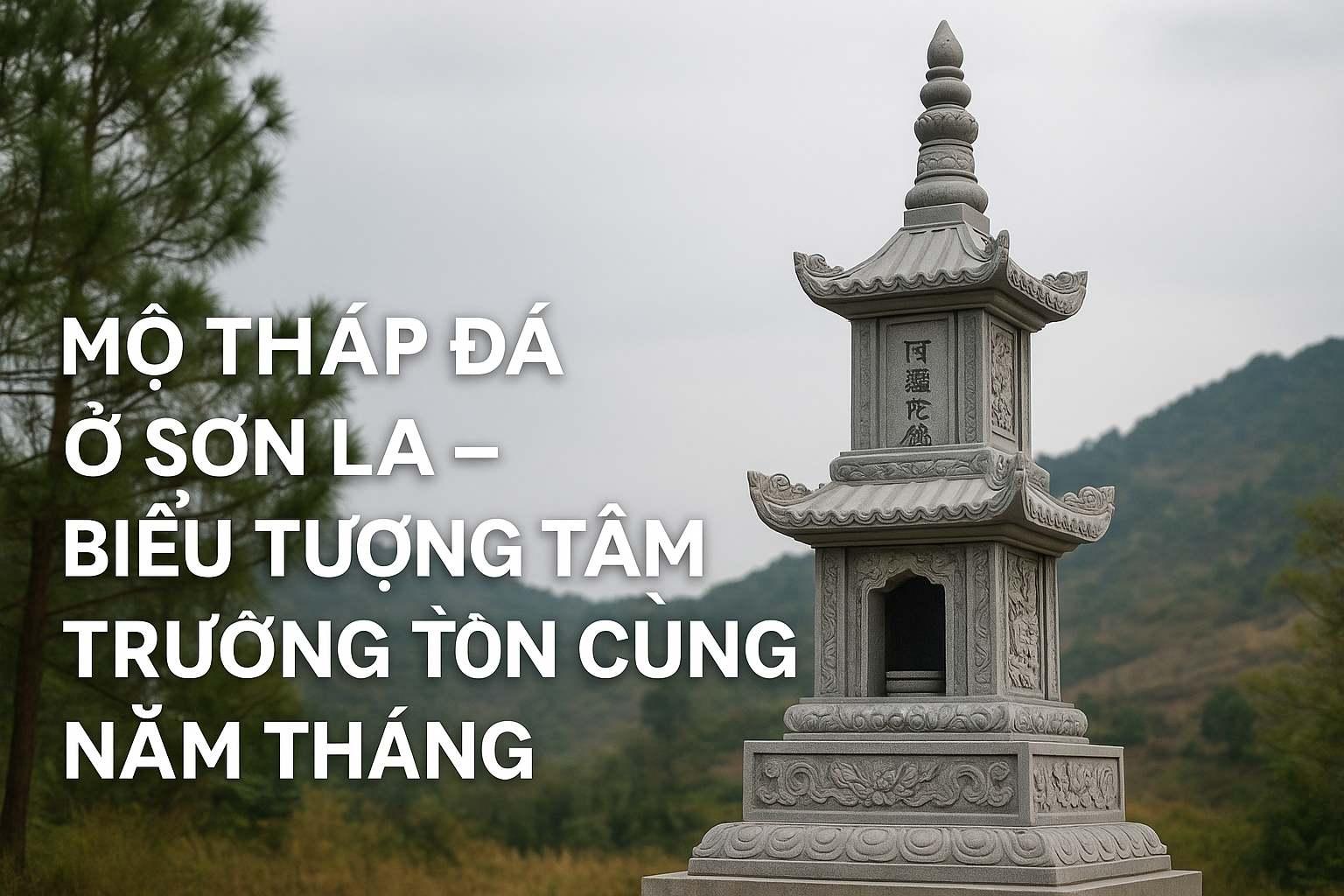 Mộ tháp đá ở Sơn La