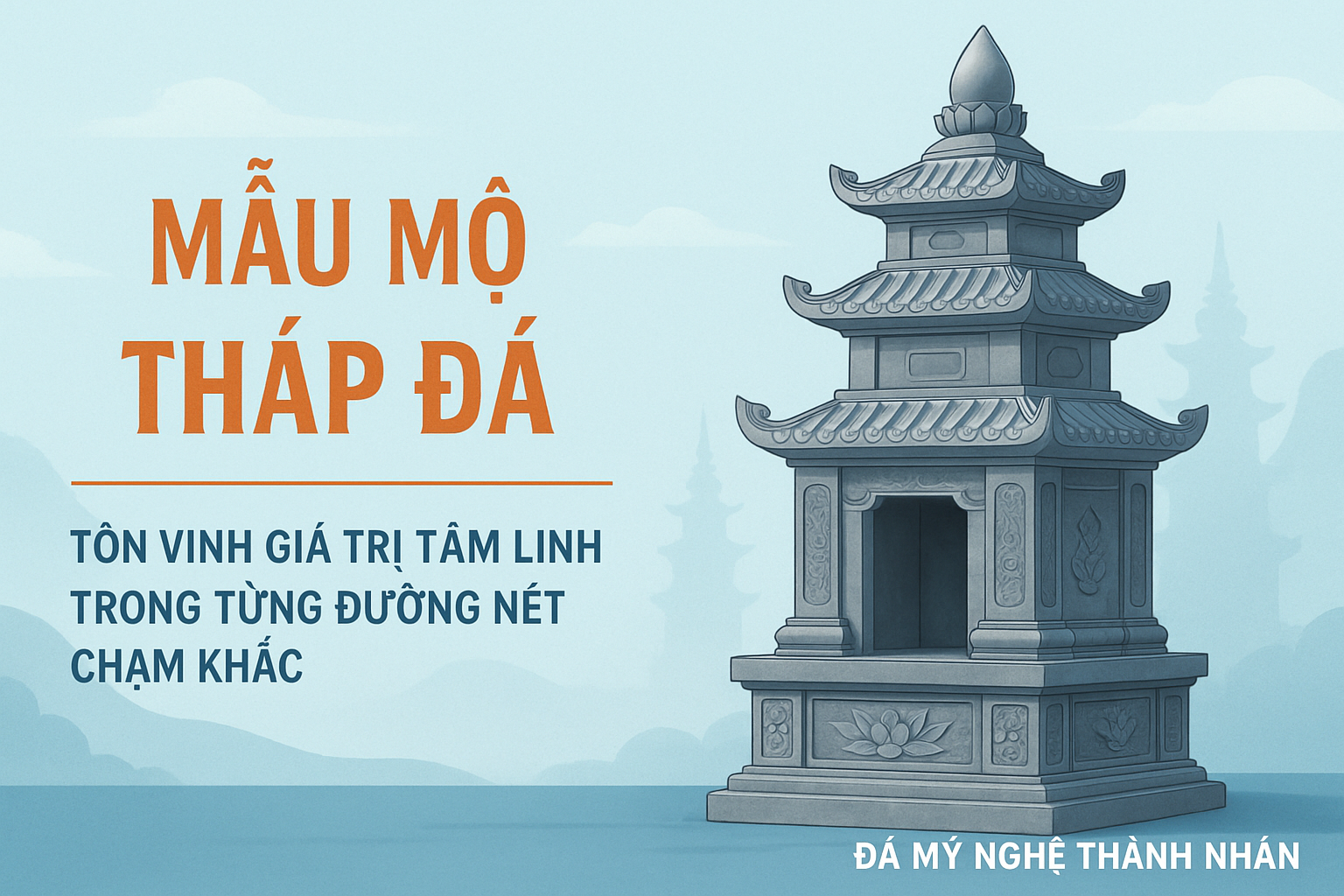 Mẫu mộ tháp đá