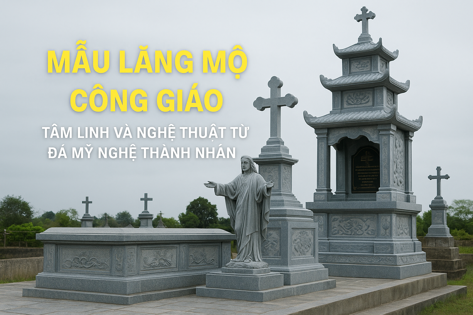 Mẫu lăng mộ công giáo