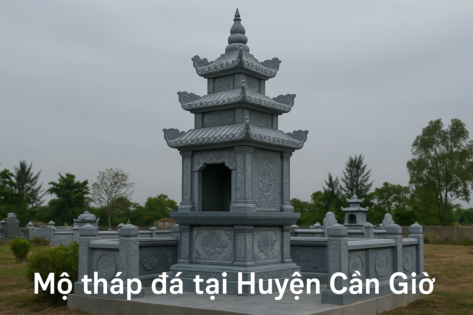Mộ tháp đá ở Huyện Cần Giờ