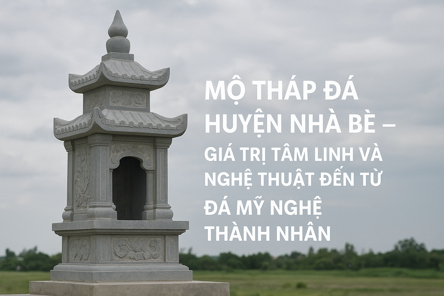 Mộ tháp đá ở Huyện Nhà Bè