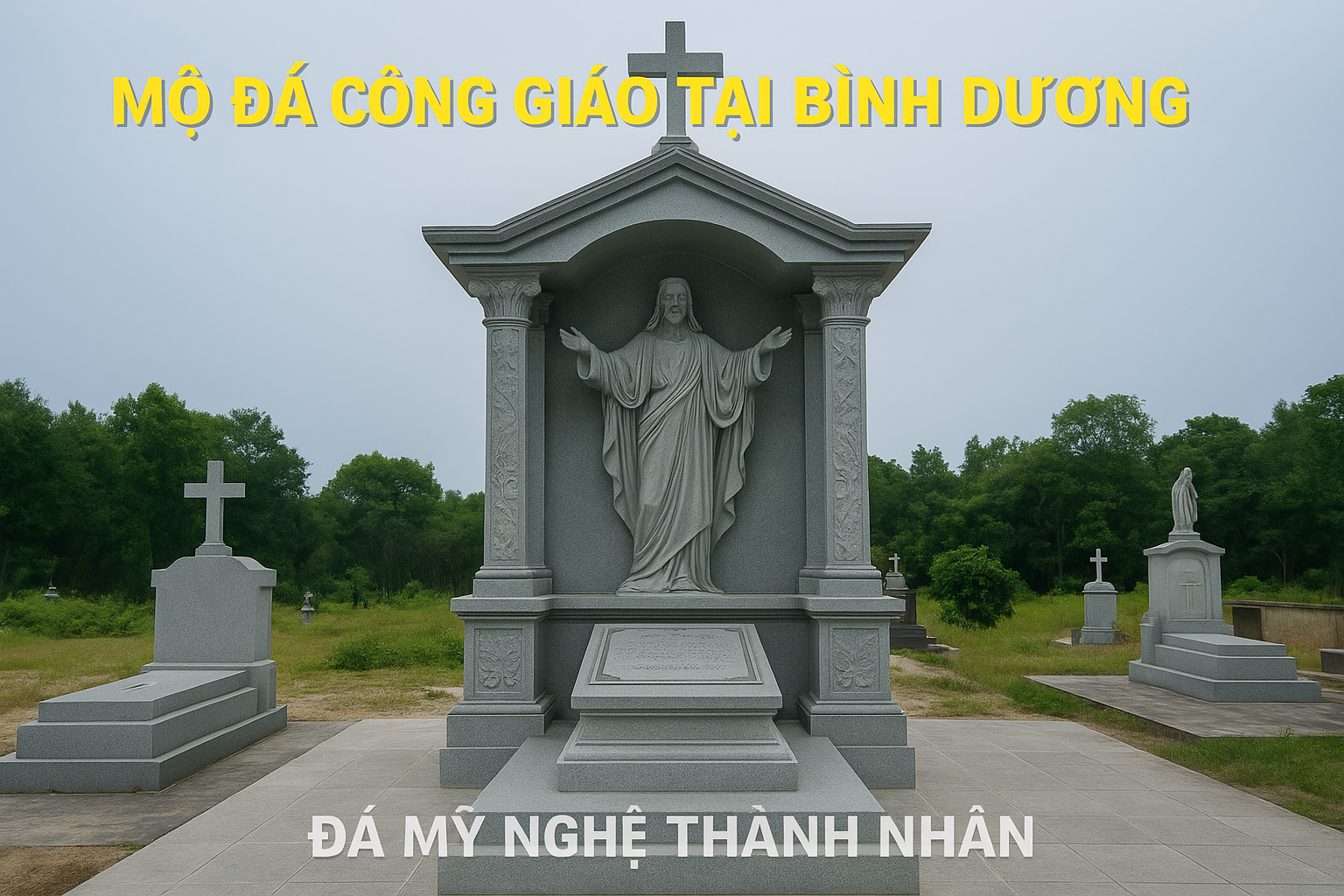 Mộ đá công giáo tại Bình Dương