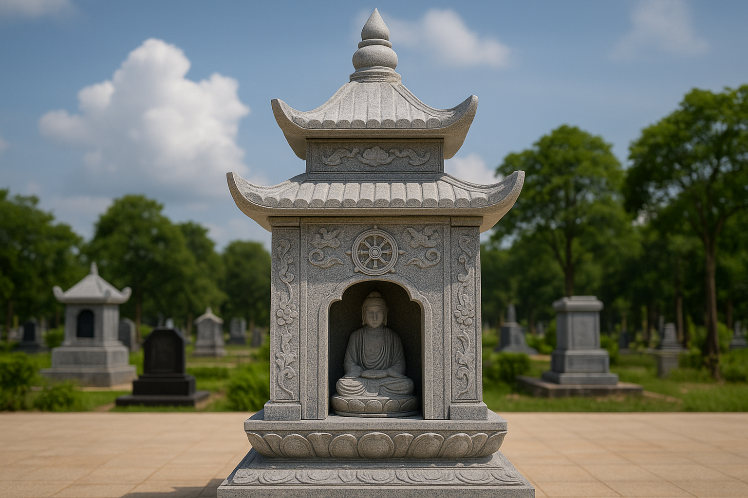 MỘ ĐÁ CHO NGƯỜI TU HÀNH