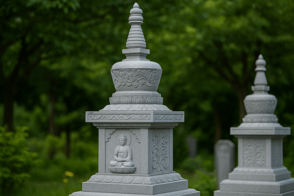MẪU MỘ ĐÁ PHẬT GIÁO ĐẸP