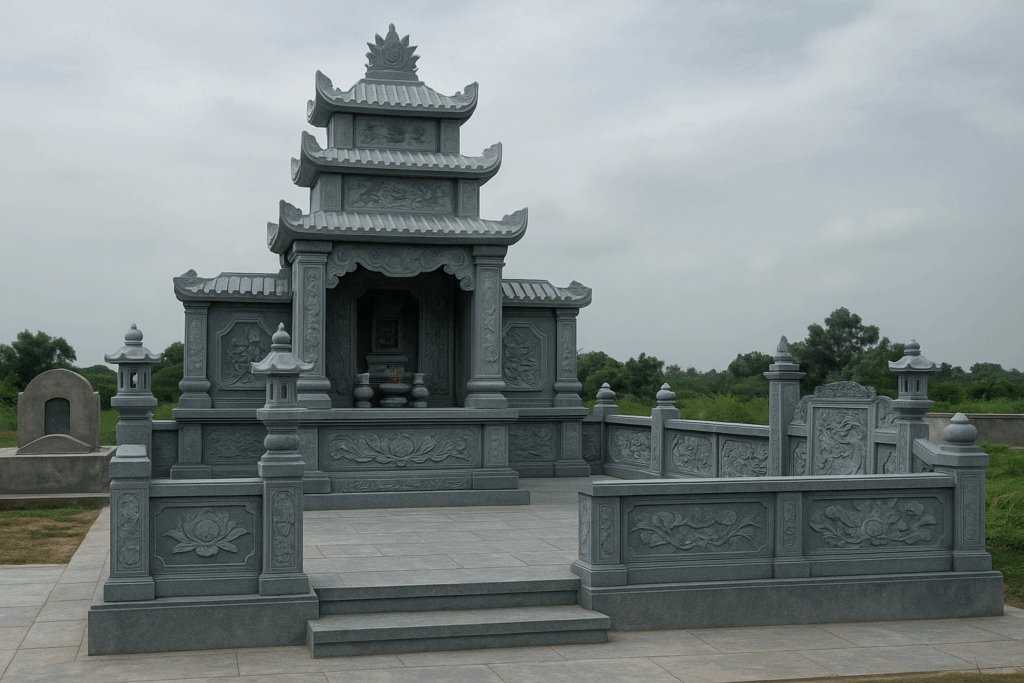 Mẫu lăng mộ đá miền Bắc
