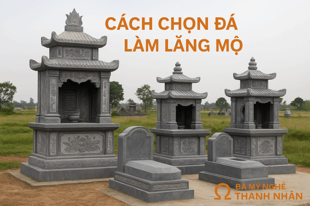 Cách chọn đá làm lăng mộ