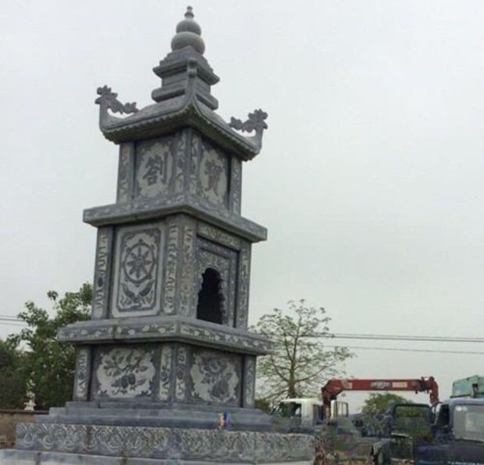 Mẫu tháp đá TpHCM-14