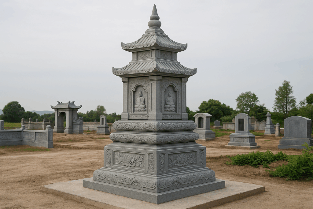 Quy trình thi công lăng đá nguyên khối