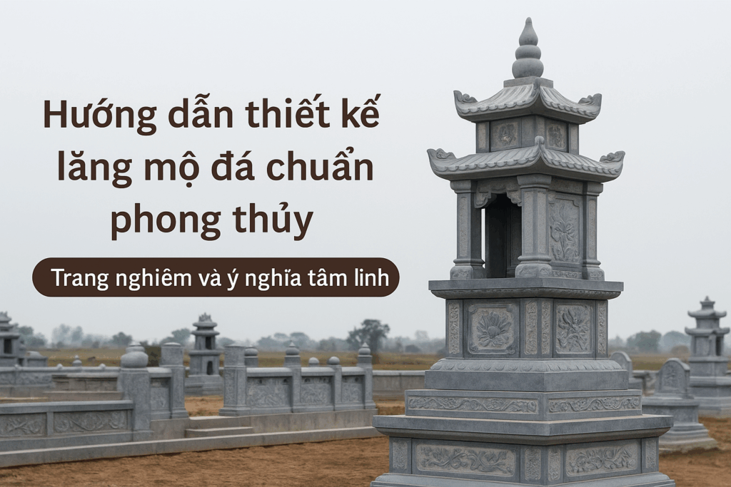 Hướng dẫn thiết kế lăng mộ đá chuẩn phong thủy