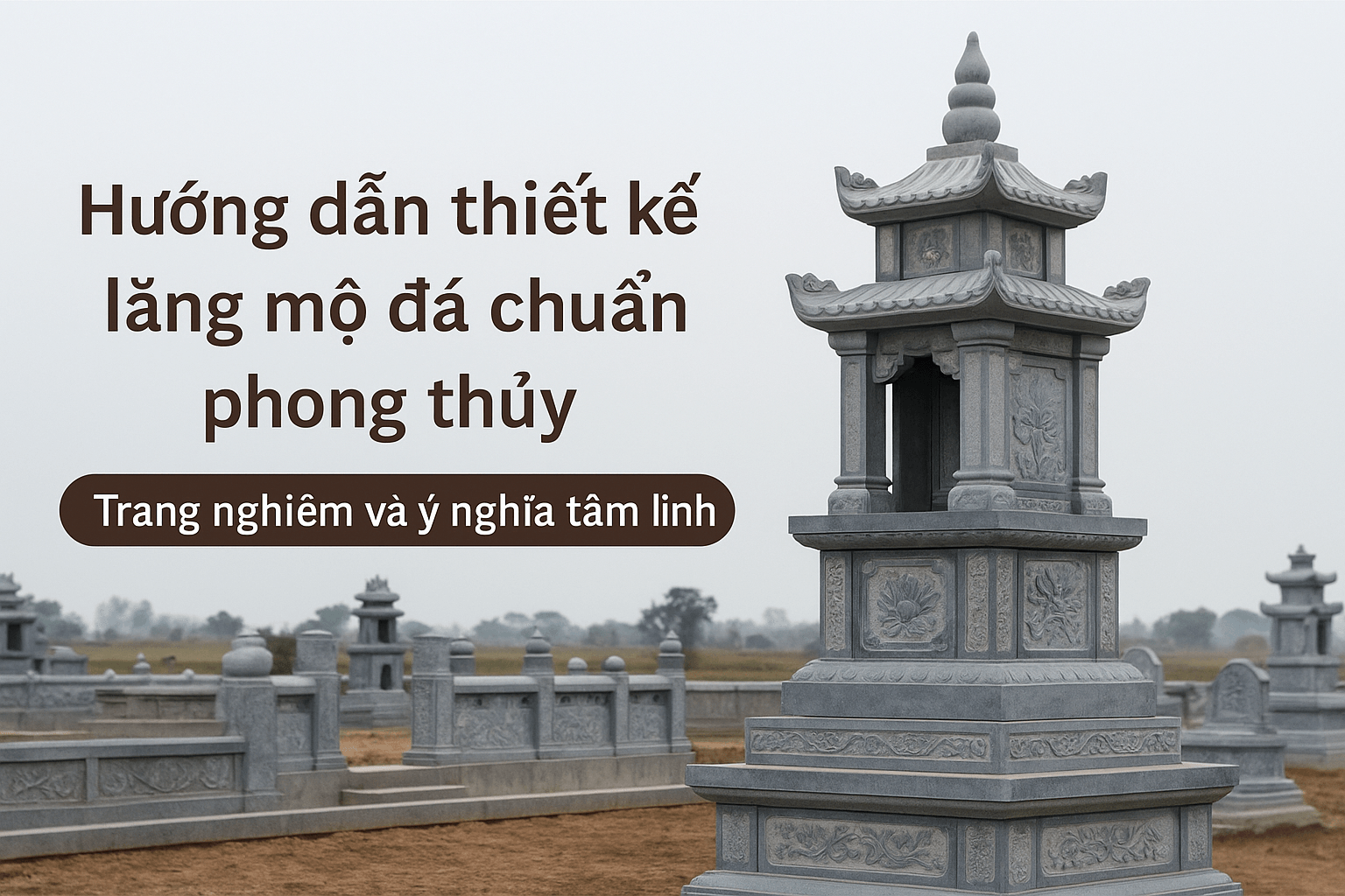 Hướng dẫn thiết kế lăng mộ đá chuẩn phong thủy