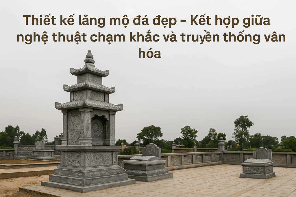 Thiết kế lăng mộ đá đẹp