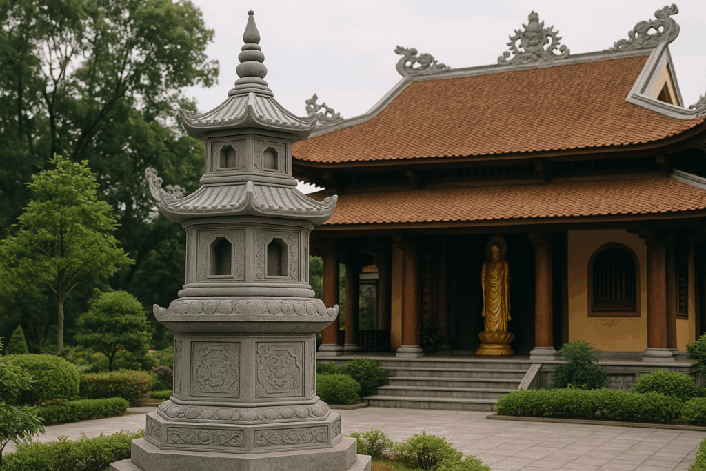 Vì sao nên xây mộ tháp tại chùa