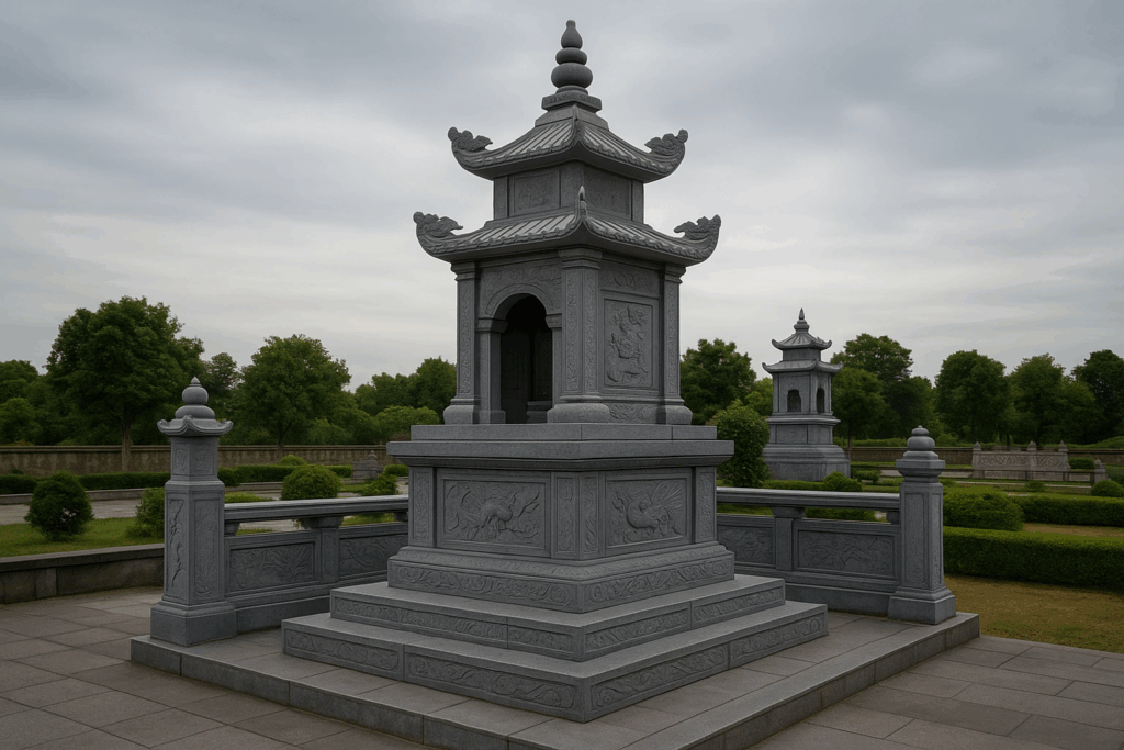 Thiết kế lăng mộ đá hiện đại và cổ truyền