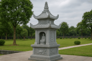 Mộ đá Phật giáo cho thầy tu