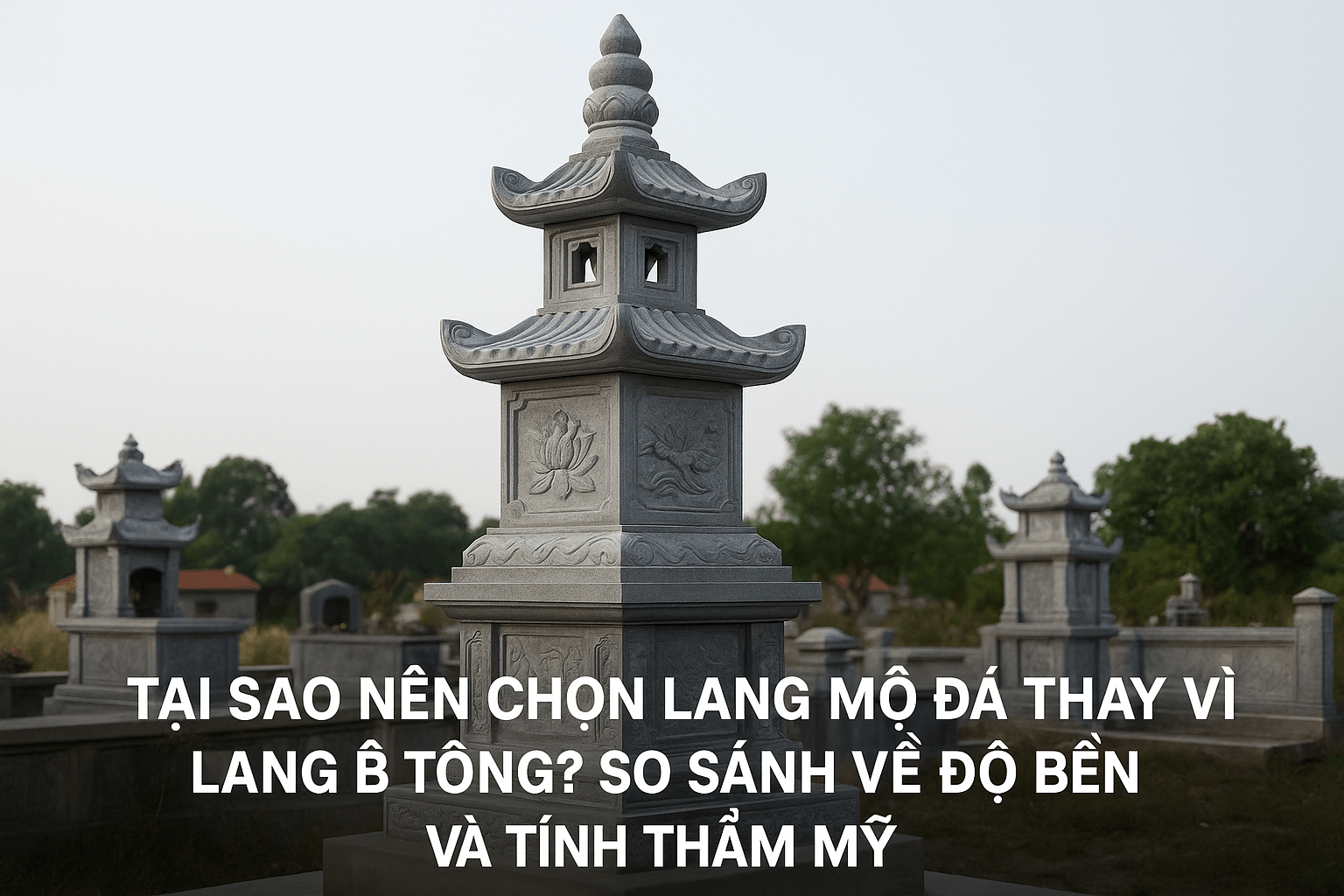 Tại sao nên chọn lăng mộ đá thay vì lăng bê tông