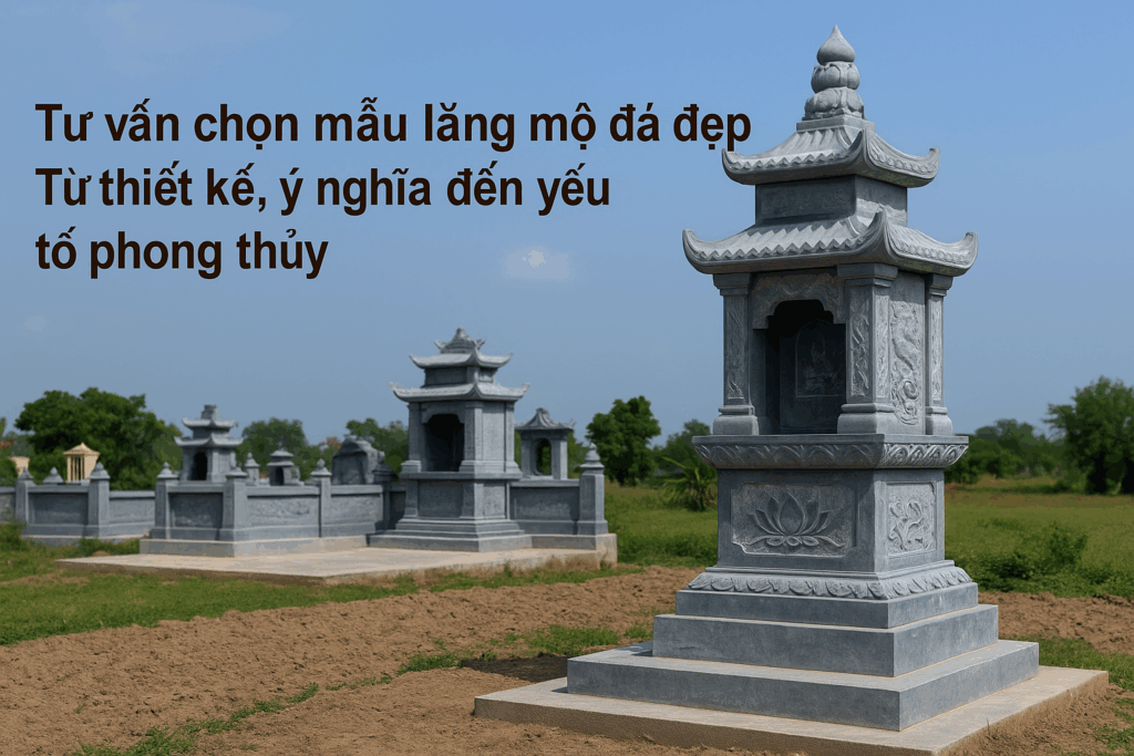 Tư vấn chọn mẫu lăng mộ đá đẹp